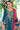 Teal Color Chinon Fabric Coveted Palazzo Suit