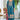 Teal Color Chinon Fabric Coveted Palazzo Suit