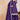 Engaging Purple Color Chinon Festive Style Palazzo Suit