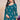 Classic Teal Color Festive Style Palazzo Suit In Chinon