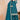 Classic Teal Color Festive Style Palazzo Suit In Chinon