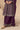 Purple Color Chinon Silk Fabric Charming Palazzo Suit
