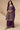 Purple Color Chinon Silk Fabric Charming Palazzo Suit