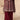 Chinon Silk Fabric Maroon Color Attractive Palazzo Suit