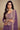 Glorious Function Wear Purple Color Chinon Fabric Palazzo Suit