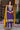 Chinon Fabric Purple Color Riveting Readymade Palazzo Suit