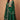 Dark Green Color Fashionable Long Gown With Dupatta In Silk Fabric