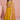 Mustard Embroidered Floor Touch Readymade Gown With Dupatta