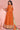Chinon Silk Orange Floor Touch Readymade Gown With Dupatta