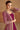 Georgette Magenta Floor Touch Readymade Gown With Embroidered Jacket