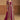 Georgette Magenta Floor Touch Readymade Gown With Embroidered Jacket