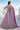 Lavender Embroidered Silk Sangeet Wear Lehenga Choli