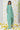 Cyan Embroidered Fancy Fabric 3 Piece Readymade Salwar Suit