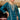 Chinon Embroidered Teal Readymade Salwar Suit