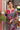 Designer Embroidered Mirror Work Multi Color Fancy Fabric Saree With Heavy Blouse