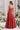 Digital Print Organza Red Skirt With Readymade Corset Top