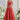Digital Print Organza Red Skirt With Readymade Corset Top