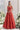 Digital Print Organza Red Skirt With Readymade Corset Top