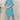 Cyan Cotton Fabric Casual Readymade Plus Size Kurti