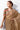 Brown Lace Work Designer Organza Silk Saree