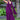 Embroidered Chinon Purple Readymade Palazzo Suit