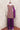 Embroidered Chinon Purple Readymade Palazzo Suit