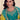 Teal Embroidered Chinon Palazzo Salwar Suit For Function Wear