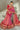 Classic Rani Pure Georgette Bridal Embroidered Saree