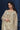 Chiffon Organza Sequins Work Beige Straight Cut Salwar Suit With Dupatta