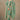 Classic Sea Green Function Wear Straight Cut Dress