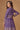 Embroidered Purple Long Top With Skirt
