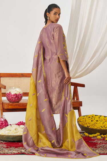 Fancy Fabric Function Wear Designer Straight Cut Dress