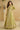 Yellow Readymade Gown With Long Embroidered Shrug