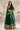 Dark Green Embroidered Art Silk Function Wear Gown With Dupatta