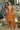 Embroidered Chinon Orange Readymade Designer Salwar Suit For Sangeet Wear