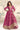 Chinon Silk Pink Bandhani Print Gown With Dupatta Party Wear