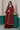 Maroon Premium Embroidered Function Wear Palazzo Suit With Jacket