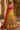 Retro Yellow Heavy Embroidered Net And Crepe Bridal Lehenga Choli