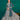 Engaging Teal Color Georgette Fabric Embroidered Anarkali Suit