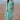 Function Wear Chiffon Fabric Designer Straight Cut Suit In Cyan Color