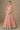 Designer Peach Chinon Silk Floor Touch Readymade Gown With Dupatta