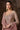 Chinon Silk Peach Embroidered Readymade Long Anarkali Style Gown With Dupatta