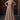 Chinon Silk Peach Embroidered Readymade Long Anarkali Style Gown With Dupatta