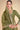 Mehendi Green Color Glorious Readymade Gown WIth Dupatta In Organza Silk Fabric
