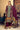 Viscose Muslin Printed Wine Designer Suit