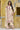 Dazzling Chinon Fabric Cream Color Festive Look Palazzo Suit