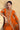 Orange Premium Chinon Silk Embroidered Readymade Palazzo Salwar Kameez