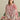 Pink Digital Printed Cotton Straight Cut Dress