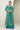 Party Wear Cyan Embroidered Indo Western Palazzo Set
