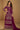 Embroidered Chinon Readymade Palazzo Dress In Magenta Color